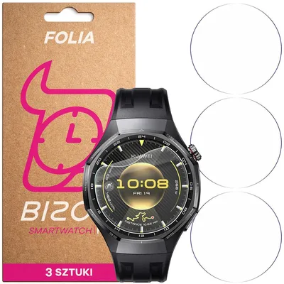 Produktbild von 3x Schutzfolie für den Bildschirm für Huawei Watch GT6 Pro 46 mm, Bizon Watch HydroFlex