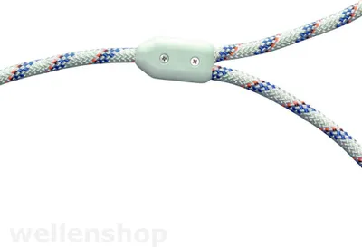 Produktbild von Tauwerkklemmen für 6/7 mm, Seilklemmen für Tauwerk, 1 Paar Kunststoffklemmen