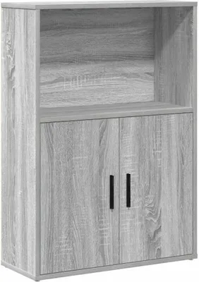 Obrázok produktu pre vidaXL Regál na knihy Grey Sonoma 60x24x85 cm Materiál na báze dreva