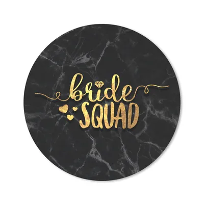 Produktbild von MuchoWow® Mauspad Mousepad Braut zu sein - Gold - Marmor 20x20 cm - Mousepads - Maus Mat - Pad - Mausunterlage - Schreibtischmatte