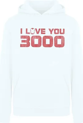 Produktbild von Marvel - "Avengers Endgame I Love You 3000" Kapuzenpullover für Herren BI3146 (3XL) (Weiß)