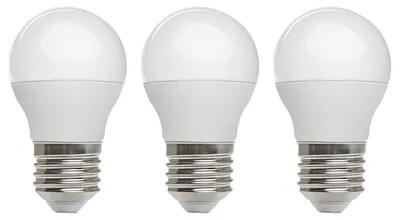 Produktbild von Kobi E27 LED-Lampe Globe 6W 470lm 6000K tageslichtweiß 3 Stück
