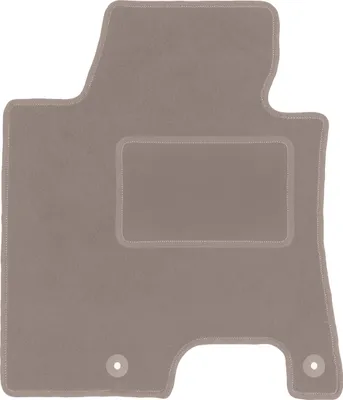 Produktbild von Fahrerfußmatte Velours beige passend für Hyundai i30 II (2011-2017, Schrägheck, Kombi) – mit Befestigungen – passgenau