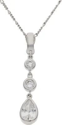 Produktbild von JuwelmaLux Anhänger 925/000 Sterling Silber mit synth. Zirkonia JL30-02-3982