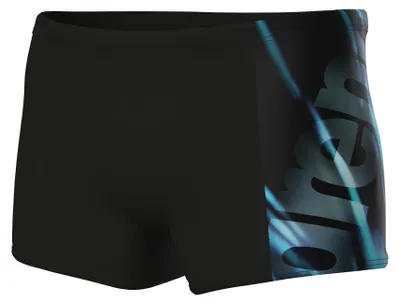 Image de Short de bain Arena pour homme Placement Noir Multicolore