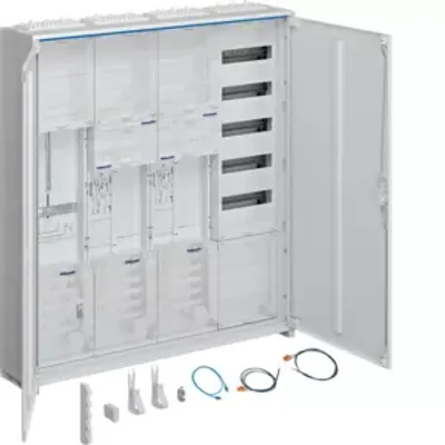 Produktbild von HAGER Komplettschrank univ.Z ZB34SET25LK 1100mm 2ZP 4feld 1SG BKE-I APZ VT-5rh