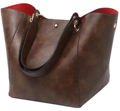 Produktbild von Damen Handtasche mit Schultergurt und kurzen Griffen