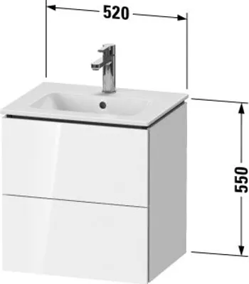 Produktbild von Duravit LC621805555 LC WTU WH Cp 520x421x550 Ei