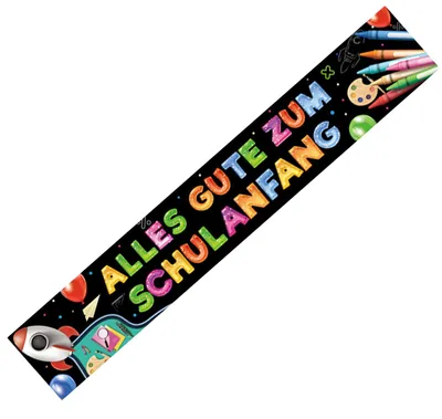 Productafbeelding van Banner voor Schoolstart Decoratie - 300 x 50 cm