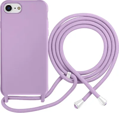 Immagine prodotto di Moxie, custodia in TPU Color Lace per iPhone 7/8 con cordino, viola