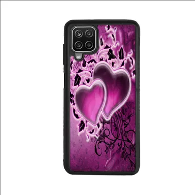 Produktbild von TPU Silikon Hülle für Samsung Galaxy A12 Handy Cover Case Schutzhülle Handyhülle Bumper MOTIV 35 Herzen