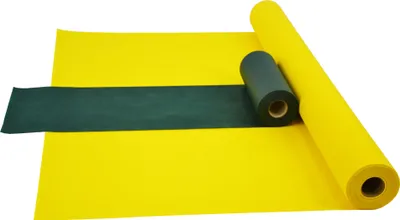 Produktbild von Sensalux Kombi-Set 1 Tischdeckenrolle 1m x 25m gelb + Tischläufer 30cm grün