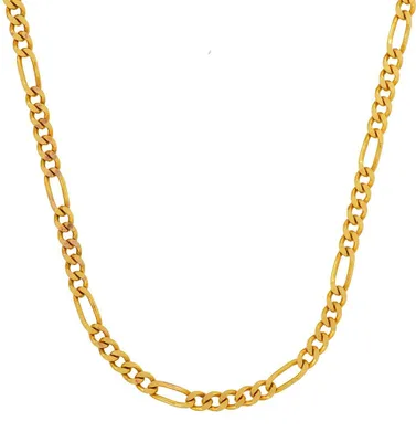 Produktbild von Goldkette Figarokette Halskette 1,9 mm - 42 cm massiv 333-8 Karat Gold