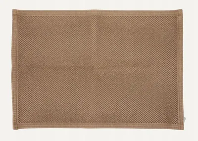 Produktbild von Badezimmerteppich Schlinge Beigefarben 50x70 cm