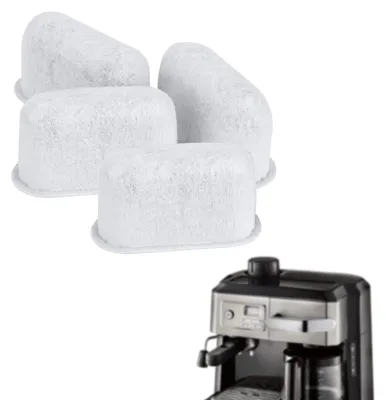 Produktbild von Wasserfilter-Ersatz für Espressomaschinen - Aktivkohle-Filterkartusche - 4 Stück - Kompatibel mit 7313285779
