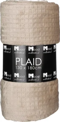 Produktbild von In The Mood Collection Joanne Fleecedecke - L180 x B130 cm - Polyester - Beige