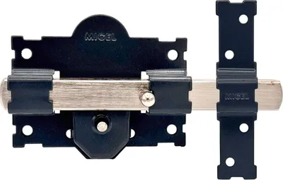 Produktbild von Sicherheitsschloss Micel crr06 105b/50 Stahl Grau 50 mm obenauf legen