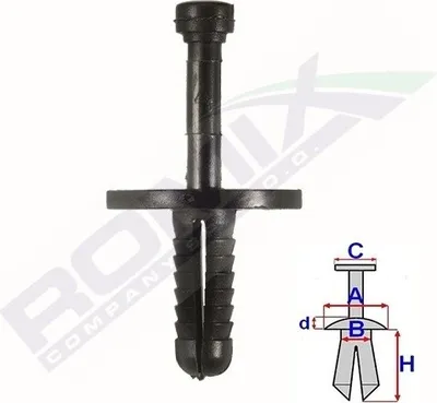 Produktbild von 10x ROMIX C70435 Clip