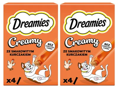 Zdjęcie produktu dla Przysmak Dla Kota Dreamies Z Pysznym Kurczakiem 8x10g