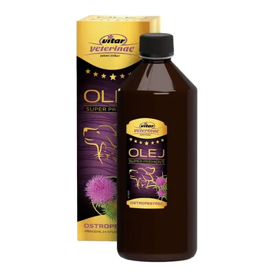 Obrázok produktu pre VITAR Veterinae Mariendistelöl 1000 ml pečeň psy mačky zdravie