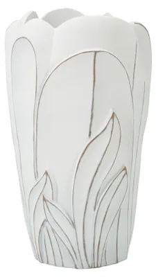 Produktbild von Mauro Ferretti Vase Gardy Ø 29 x 48 cm, weiß