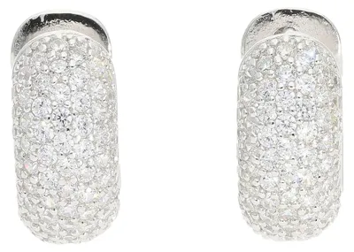 Produktbild von JuwelmaLux Creolen 925 Silber mit Zirkonia JL10-06-0324