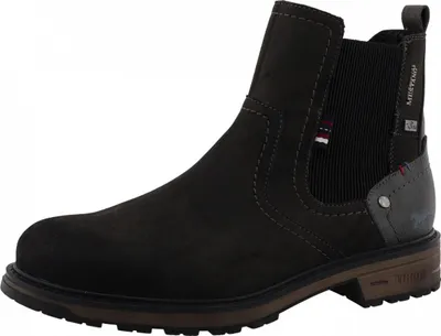 A single boot is shown against a white background.