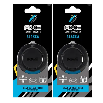 Produktbild von Axe Auto-Lufterfrischer Alaska Aufhänger 20g (2er Pack)