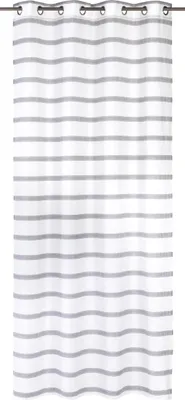 Produktbild von Elbersdrucke Ösenschal Ida 07 grau-weiß halbtransparent 255x140cm 200541