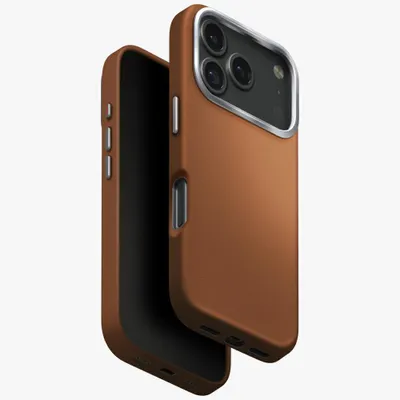 Immagine prodotto di Custodia UNIQ Lyden per iPhone 17 Pro, con tecnologia MagClick, colore caramello