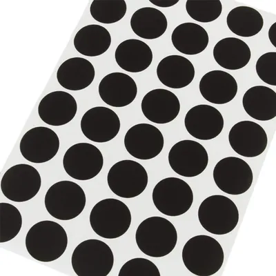 Markierungspunkte Papier selbstklebend schwarz 50 mm 50 Stück
