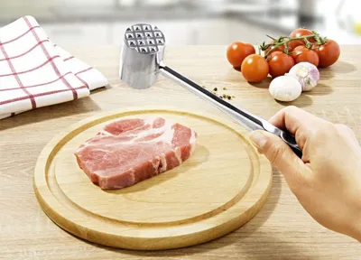 Immagine prodotto di METALTEX 255900010 Mazza da carne 20 cm, alluminio fuso / mazza da carne