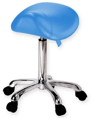 Ergonomischer Hocker höhenverstellbar 52-67 cm Blau