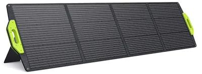 Immagine prodotto di Pannello solare - SP200 - 200W, pieghevole - Monocristallino - Rivestimento in ETFE - Efficienza del 23,4% - Supporto regolabile - Portatile, ideale per campeggio e camper