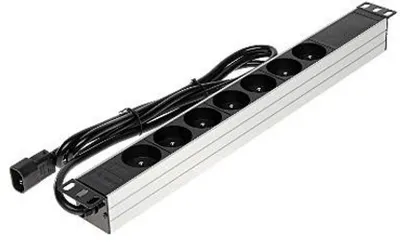 Obrázek produktu pro Napájecí lišta se 7 zásuvkami PD-7/RACK/IEC