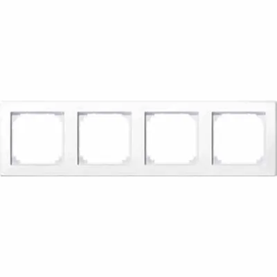 Obrázek produktu pro MERTEN 4-cestný rámeček zásuvky bílý 29,4 x 8,1 cm