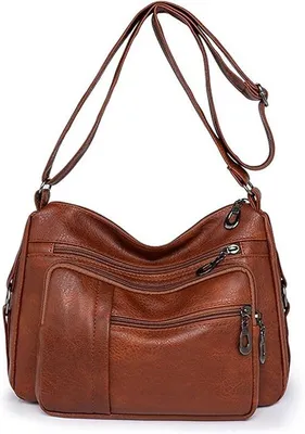 Image de Sac de voyage et de courses avec bandoulière réglable, en cuir PU, imperméable