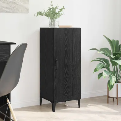 Obrázok produktu pre vidaXL Príborník čierny dubový vzhľad 34,5 x 34 x 90 cm materiál na báze dreva