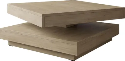 Produktbild von MIRJAN24 Couchtisch Nenani, Sofatisch, Weiß Beistelltisch, Modern Kaffeetisch (Farbe: Eiche Cremona Torro)
