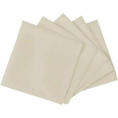 Image de vidaXL Dinner-Servietten 25 Stk Creme 50x50 cm