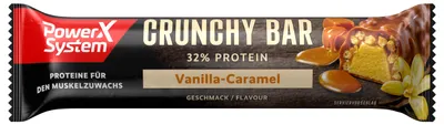 Produktbild von Power System Protein Riegel Crunchy Bar 32 % Eiweiss Vanille-Caramell 45 g
