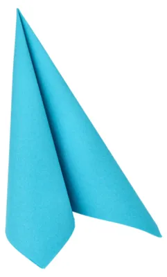 Produktbild von Papstar Servietten "ROYAL Collection" 1/4-Falz 40 cm x 40 cm türkis, 5 x 50 Stück