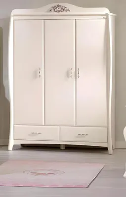 Obrázek produktu pro Moderní bílá dřevěná skříňka, elegantní úložný prostor, nadčasový design