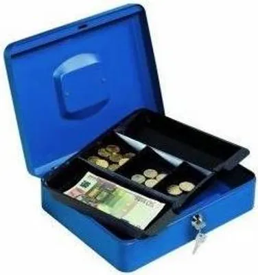 Immagine prodotto di Lebez 065-BL cassetta per monete e banconote Nero, Blu
