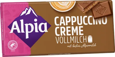 Produktbild von Alpia Cappuccinocreme Vollmilch 100g