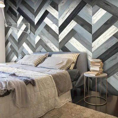 Produktbild von PURO TAPETE - Realistische Tapete ohne Rapport und Versatz 10m Vlies Tapetenrolle Wandtapete modern design Fototapete - Holz Textur f-A-0442-j-c