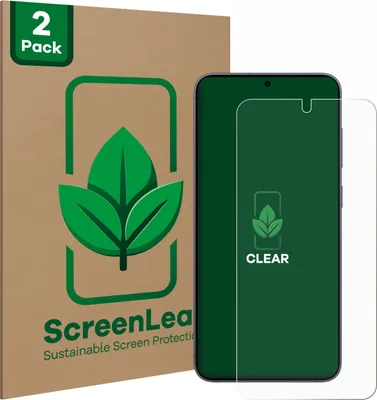 Produktbild von 2x ScreenLeaf Schutzfolie für Samsung Galaxy S25 nachhaltiger Displayschutz Display Schutz Folie Klar Transparent