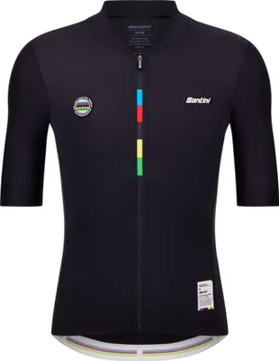 Produktbild von SANTINI Kurzarm Fahrradtrikot - UCI WORLD CHAMPION - Schwarz L