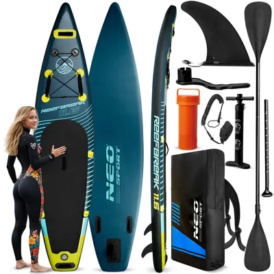 Zdjęcie produktu dla Deska SUP do pływania pompowana STAND UP PADDLE 350cm AKCESORIA ZESTAW