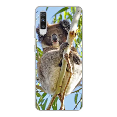 Produktbild von MuchoWow® Handyhülle Schutzhülle Hülle für Samsung Galaxy A70 Koala - Luft - Kinder - Jungen - Mädchen Silikon Softcase Handy Hülle - Schutzhaube